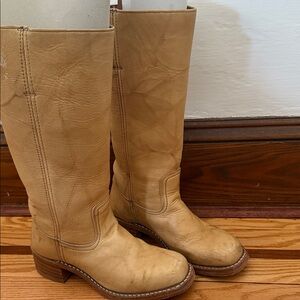 Frye Harness Women's Boots in Banana size 8